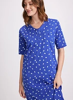 Robe de nuit florale
