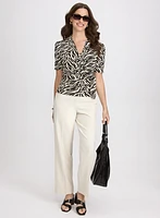 Zebra Print Top