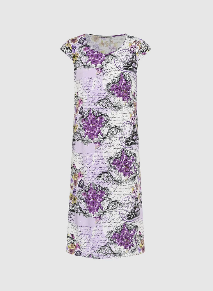 Mixed Floral Nightgown