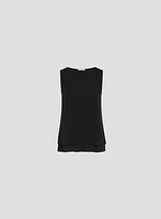 Layered Sleeveless Blouse