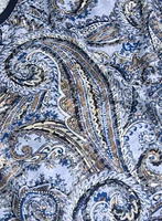 Cap Sleeve Paisley T-Shirt