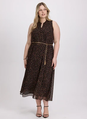 Dot Print Dress