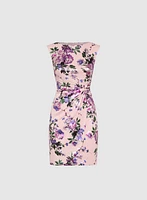 Floral Ruched Dress