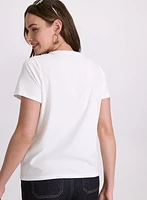 Sequined Script T-Shirt