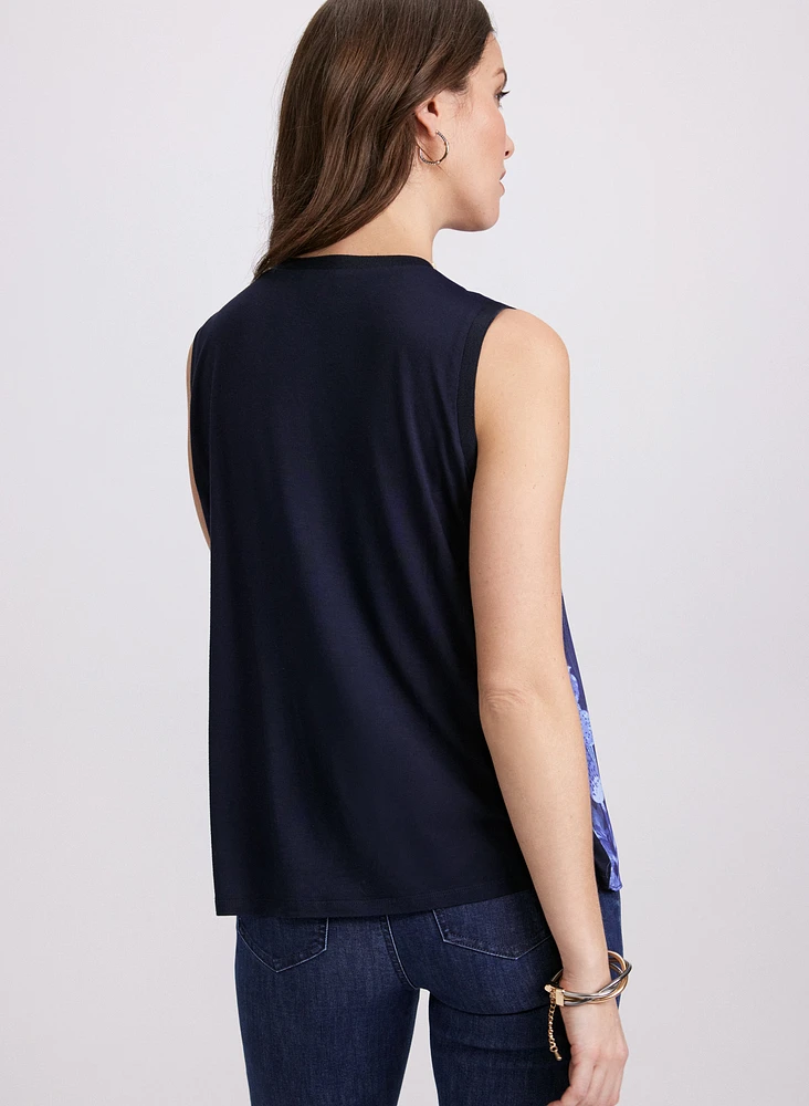 Floral Sleeveless Top