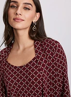 Check Layered Illusion Top