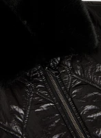 Removable Faux Fur Collar Jacket