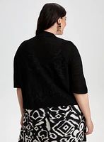 Pointelle Knit Bolero
