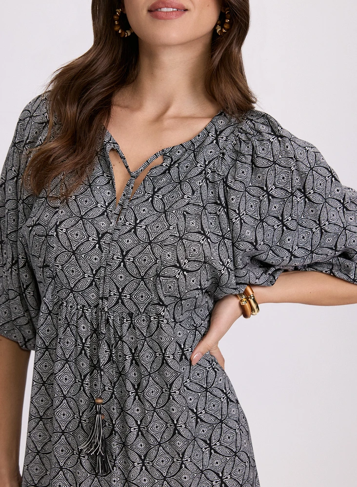 Geometric Prairie Dress