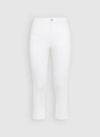 Crochet Trim Denim Capris