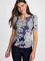 Mixed Print Top