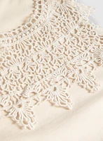 Crochet Appliqué Tank Top