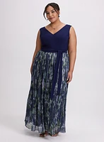 Mesh & Jersey Dress