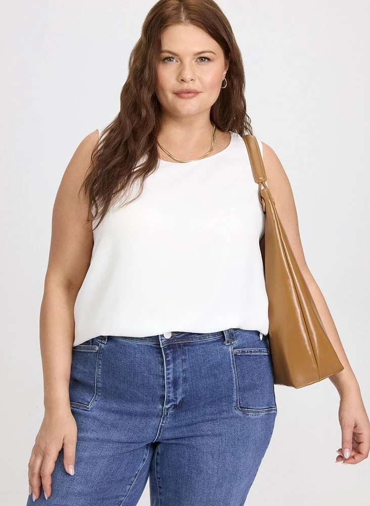 Layered Sleeveless Blouse
