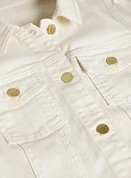 Puff Sleeve Denim Jacket
