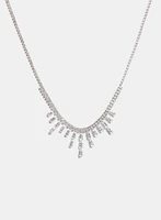 Baguette Drop Necklace