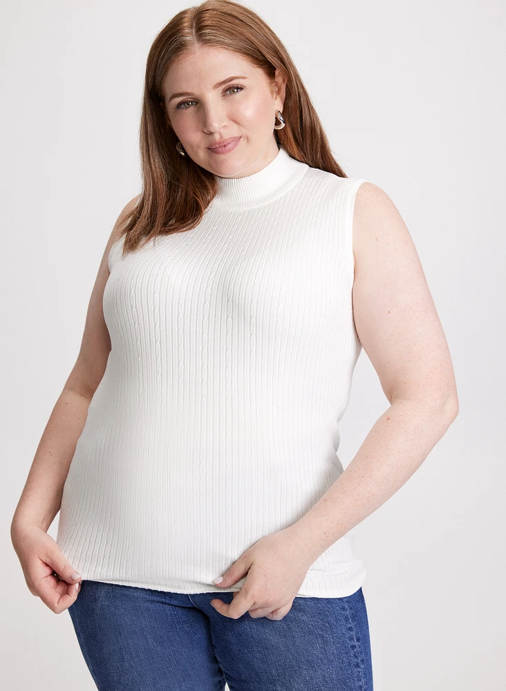 Essential Mock Neck Tank Top