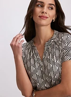 Geometric Print Top