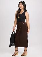 Jersey Wrap Skirt