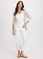 Metallic Thread Cardigan