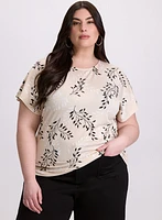 Floral Drop Shoulder Top