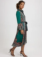 Paisley Long Sleeve Dress