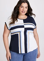 Geometric Print Top