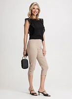 Pull-On Bengaline Capris
