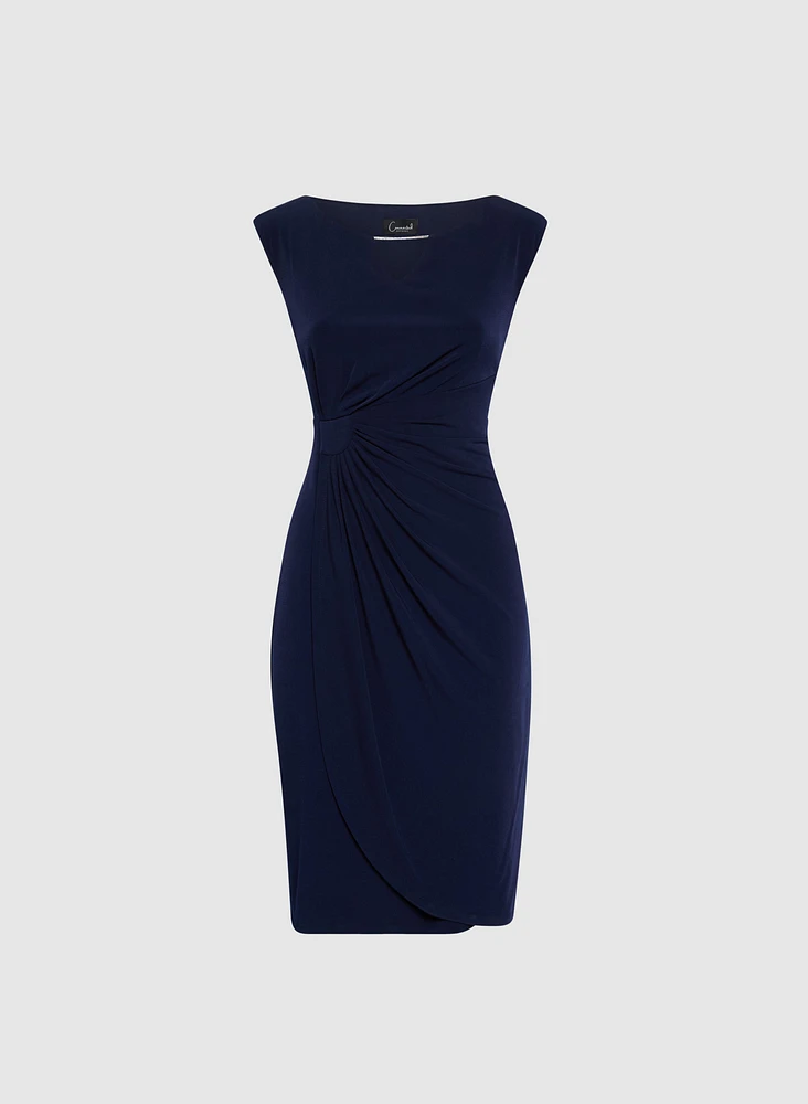 Draped Crystal Bar Dress