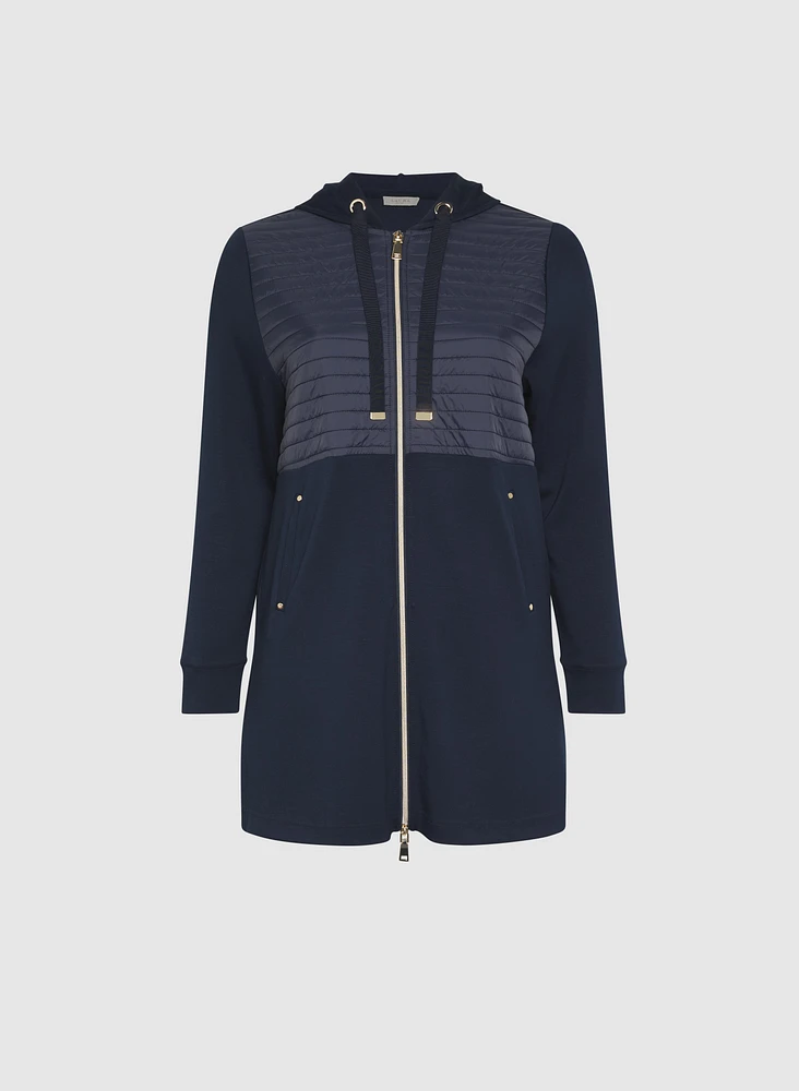 Veste à détail matelassé