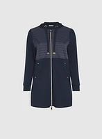 Veste à détail matelassé