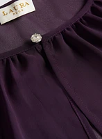 Dress and Flare Sleeve Bolero Set