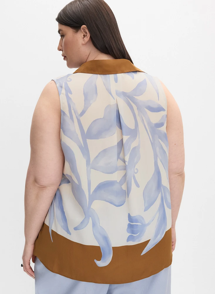 Melanie Lyne - Floral Sleeveless Blouse