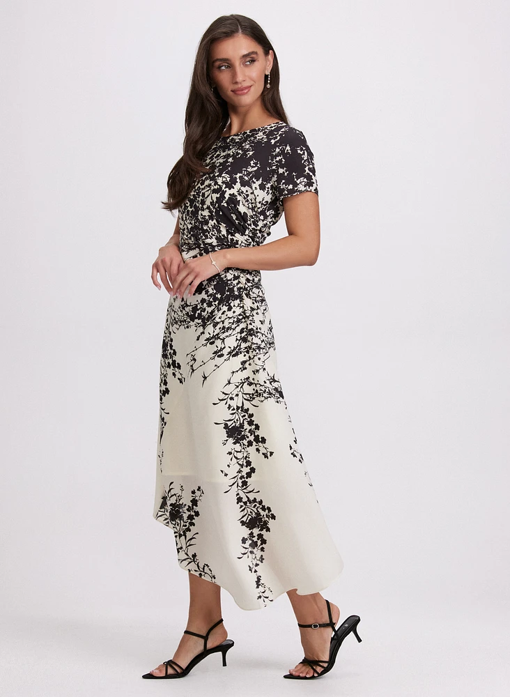 Floral Cascade Dress
