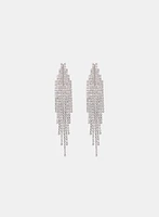 Cubic Zirconia Chandelier Earrings