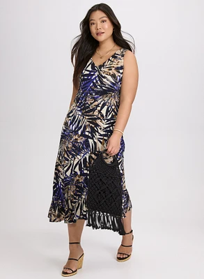 Leaf Print Dress