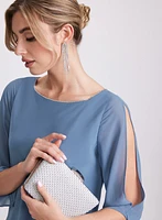 Tiered Split Sleeve Dress