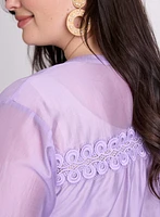 Crochet Trim Blouse
