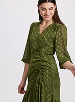 Satin Dot Dress