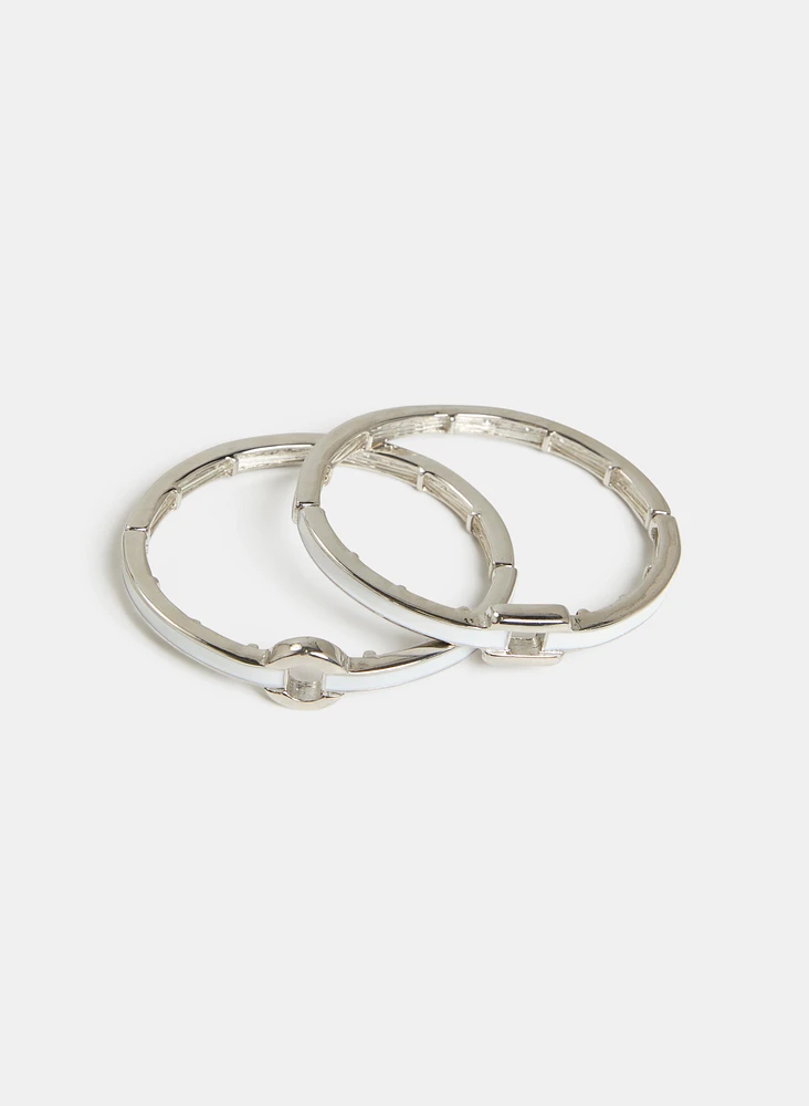Enamel Bracelet Set