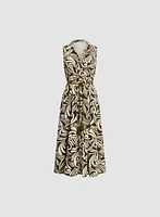 Geometric Print Day Dress