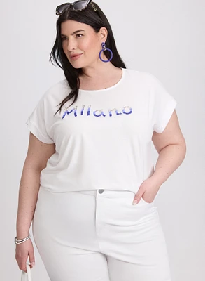 'Milan' Sequin T-Shirt