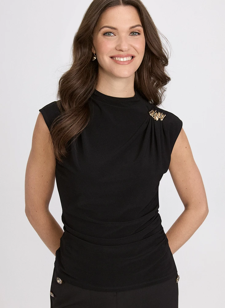 Shoulder Buckle Top