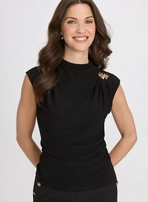 Shoulder Buckle Top