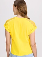 Mesh Insert T-Shirt