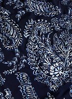 Long Paisley Print Dress