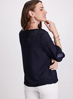 Pointelle Knit Top