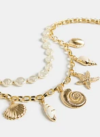 Seashell & Starfish Necklace