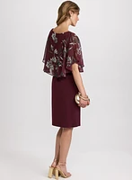 Robe à superposition florale