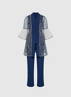 Ensemble à veste, haut et pantalon